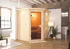 Karibu Sauna Innensauna Tonja Eckeinstieg Ofen 3,6 kW Produktbild-Vorschau 1