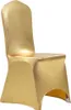 vidaXL 6 szt. elastycznych pokrowców na krzesła Golden Podgląd zdjęcia produktu 5