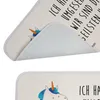 Mr. & Mrs. Panda Badteppich Einhorn Mann - Weiß - Geschenk, Produktbild-Vorschau 5