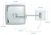 Libaro LED Kosmetikspiegel mit Sensor VERONA eckig 5fach Produktbild-Vorschau 7