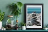 Bild 20x30 MDF-Rahmen, Wandkunst Ein Kiesstrand Produktbild-Vorschau 2