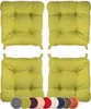 Sunnypillow 4er Set Stuhlkissen mit Klettverschluss Maße: Produktbild-Vorschau 1