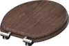WC sedátko SCHÜTTE MDF DARK WOOD, s mechanismem soft-close Náhled obrázku produktu 12