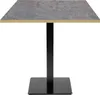 Tisch 70 x 70 cm – Modell Milan Caldeira mit Messingkanten Produktbild-Vorschau 1