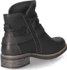 Rieker  Damenschuhe Stiefeletten Reißverschluss Schwarz Productafbeelding-voorbeeld 12
