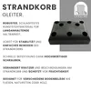 Strandkorb Hanse Kunststoffgleiter 4er Set für Strandkörbe, Produktbild-Vorschau 4