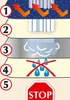 Diagram illustrating a process with numbered steps. Anteprima dell’immagine prodotto