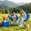 Sekey 2er Set Klappstuhl Gepolstert Camping Klappsessel XXL Produktbild-Vorschau 3