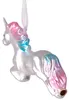 BRUBAKER Licorne en sautant - Boule de Noël en verre peinte Voir les images du produit 3