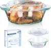 Pirofila tonda in vetro borosilicato con coperchio, Anteprima dell’immagine prodotto 12