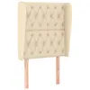 vidaXL Kopfteil mit Ohren Creme 83x23x118/128 cm Stoff -  Produktbild-Vorschau 3