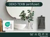 10er Set Gästehandtücher, 100% Baumwolle, 30x50 cm, grau Produktbild-Vorschau 7