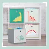 Set da 4 Relaxdays, contenitori per bambini, graziosi Anteprima dell’immagine prodotto 2