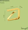 10x Tischdeckenklammern 4 cm Gold Edelstahl Produktbild-Vorschau 2