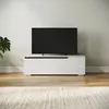 SONNI TV-Schrank weiß Hochglanz 100 x 35 x 30cm Produktbild-Vorschau 2