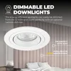Ledvion LED Einbaustrahler Rund Weiss 3W dimmbar Warmweiss Produktbild-Vorschau 9