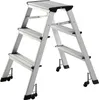 Klapptritt Stufen 3 Plattform-H.630mm Al Stufen einschl. Produktbild-Vorschau 1