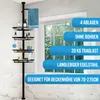 Strex Teleskop Duschregal Schwarz - Höhenverstellbar Produktbild-Vorschau 2