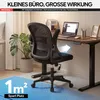 Bürostuhl ergonomisch, 90–110° Rückenlehne, 90° Armlehnen Produktbild-Vorschau 5
