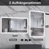 AICA Badspiegel mit Beleuchtung 160x80cm Sensor-Schalter Produktbild-Vorschau 6