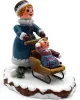 Winterkinder Mädchen mit Kinderschlitten (7cm) von Hubrig Produktbild-Vorschau 5
