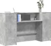 vidaXL Recepční pult betonový šedý 180x50x103,5 cm materiál Náhled obrázku produktu 2