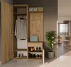 Selsey Duvio - Vestiaire d'entrée avec armoire et miroir, Voir les images du produit 9