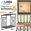 Houthok buiten met dak en 2 afdekzeilen 185x105x185cm 1m Productafbeelding-voorbeeld 2