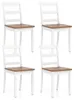 Set di 4 sedie da pranzo COSTWAY, sedie da cucina in legno, Anteprima dell’immagine prodotto 1