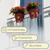 2er Set Geländertopf Balkon mit Wasserspeicher Blumentopf Produktbild-Vorschau 5