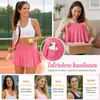 Tennis Skort - Gonna sportiva da donna con pantaloncini e Anteprima dell’immagine prodotto 5
