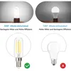 ZMH E14 LED Kaltweiß Glühbirnen Vintage - T25 LED Produktbild-Vorschau 3
