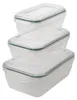 Frischhaltedosen mit Deckel im 3er Set | stapelbar | Produktbild-Vorschau 1