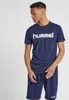 Hummel Hmlgo Baumwolle Logo T-Shirt S/S 7026 Marine L Produktbild-Vorschau 4