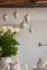 Clayre & Eef Guaina di Natale XL Ø 20 cm in vetro bianco Anteprima dell’immagine prodotto 4