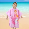 Kinder-Poncho-Handtuch mit Kapuze 120x60 cm – Produktbild-Vorschau 13