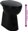 vidaXL WC senza bordo 7 cm altezza extra soft-close in Anteprima dell’immagine prodotto 17