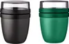 Mepal - Lunchpot Ellipse Mixed - Vivid Green + Nordic Black Produktbild-Vorschau 1