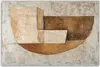 Quadro su tela Beige Astrazione Forma loft 100x70 Feeby Anteprima dell’immagine prodotto 3