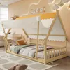 Letto per bambini Flieks 90x200cm con tenda rimovibile, Anteprima dell’immagine prodotto 1