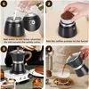 set de 7 cafetières espresso avec fourneau électrique, 3 Voir les images du produit 7