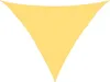 A triangular beige sun sail is shown against a white background. Produktbild-Vorschau