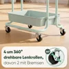 Sekey Rollwagen 35 cm breit Badezimmerregal mit 3 Ebenen Produktbild-Vorschau 3