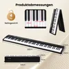 COSTWAY 88-Tasten Keyboard Piano, Faltbares Klavier, Produktbild-Vorschau 2