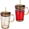 Relaxdays Trinkgläser 2er Set, Getränkebecher mit Deckel & Produktbild-Vorschau 1