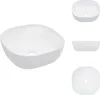 vidaXL Waschbecken 42,5 x 42,5 x 14,5 cm Keramik Weiß -  Produktbild-Vorschau 1