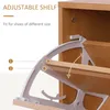 HOMCOM Eingangshalle mit Spiegelgarderobe und Schuhregal, Produktbild-Vorschau 6