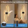 LED Wandleuchte Modern Innen Wandlampe Dimmbar 3000K-6000K Produktbild-Vorschau 4