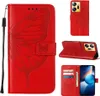 Lederhülle für Infinix Zero 20 Schmetterling Prägung Flip Produktbild-Vorschau 1