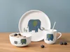 Asa Henkelbecher Coppa Kids Elefant Emma Blau (250ml) Produktbild-Vorschau 2